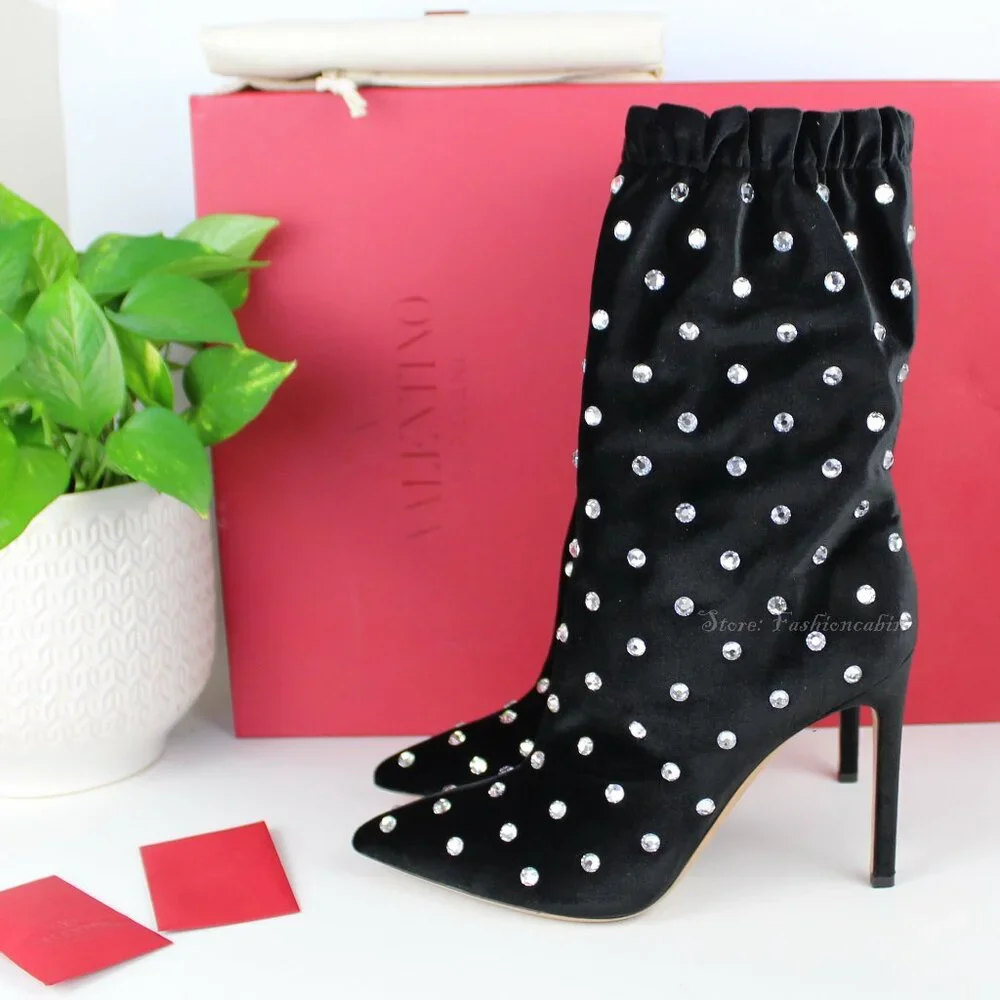 NEW Valentino Garavani Crystal Ankle Boot /Bootie - Event/ Party/ Cocktail